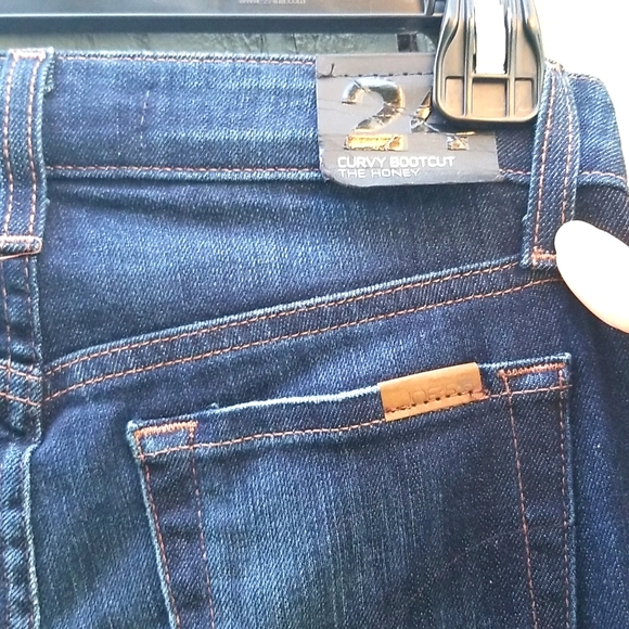 🇺🇦 NWT Joe's The Honey Curvy Bootcut Dark Wash Size 24 - Picture 6 of 8